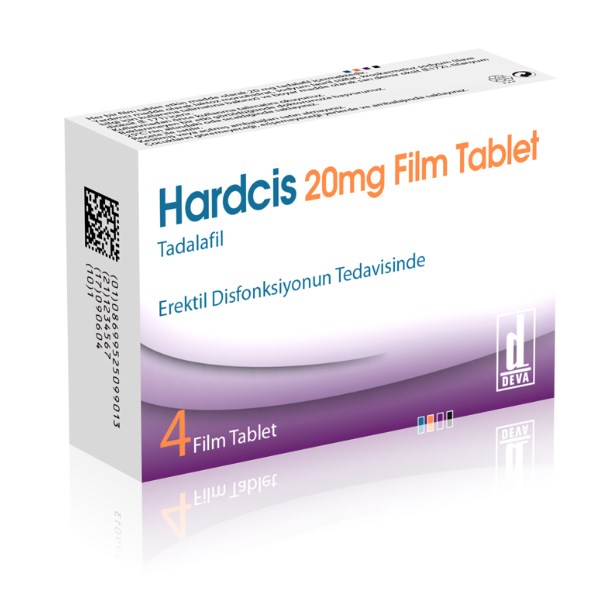 Hardcis 20 Mg 4 Tablet Eczane Fiyatı ve Orijinal Satış