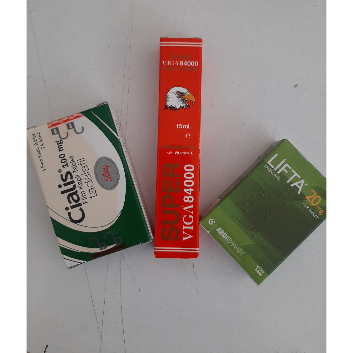 Cialis 100 Mg 4 Tablet + Super Viga 84000 Krem + Lifta 20 Mg 4 Tablet
