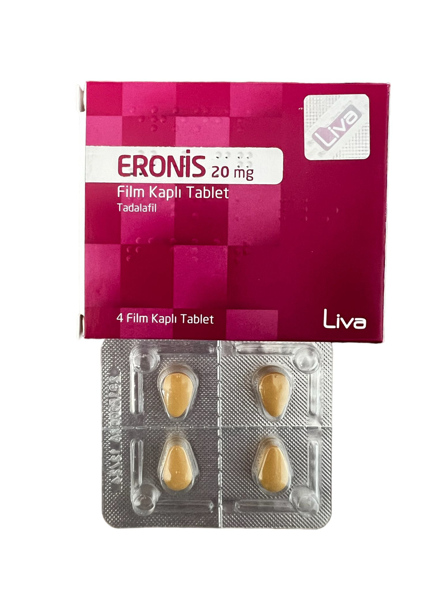 Eronis 20 Mg 4 Tablet Eczane Fiyatı ve Satışı